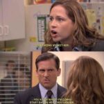 Jenna Fischer Instagram - Michael has taken a lover and that lover is Pam’s Mom…she drives a green Camry and the seats go all the way down. We talk about my scream in the parking lot and get in a nice BFF download on today’s episode of @officeladiespod breaking down The Lover. Link in bio! @angelakinsey