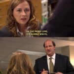 Jenna Fischer Instagram - To Love’s Eternal Glory…this week we are breaking down “The Promotion”. Michael and Jim have their first project as co-managers and Pam sees her name as Pam Halpert for the very first time. We also discuss: Angela’s secret love of trains, who invented the pros/cons list, who made the pie chart go viral, my love of Fred Armisen, our team’s love of plants and how they built Jim’s new office cube. And, for your upcoming Valentine’s Day, we are offering a lovely pack of postcards for the Soup Snake in your life. Links in Bio! Or go to officeladies.com @officeladiespod #whatdoesabeanmean