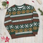 Jenna Fischer Instagram - Ugly Christmas “Sweater” Sweatshirts are here! We had so much fun designing these with our graphic artist @illystrations and Marisa and Hannah from @podswag. Teapot, Sprinkles, Unicorn Dolls, Dundies and Pretzels! They are super soft and cozy lightweight sweatshirts. LOVE THEM! Link in bio! @officeladiespod #uglychristmassweater