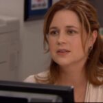 Jenna Fischer Instagram - Today on Office Ladies we are breaking down Pam’s Replacement and Dwight is the only person Pam believes is being honest with her. I LOVED this episode! I LOVED being real pregnant on TV. I might have laughed harder while making this episode than any other. A big thank you to @mindykaling and @rainnwilson for sending in audio clips reminiscing about Mike Tibbets and the crotch grab scene. Hope you enjoy the episode! And head over to officeladies.com to submit your questions for our upcoming special episode Dear Office Ladies where we give you advice on your workplace dilemmas. @officeladiespod Link in bio!