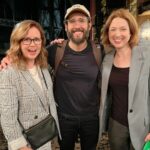 Jenna Fischer Instagram - One of my favorite musical theater experiences ever was seeing @joshgroban and @annaleighashford in Sweeney Todd on Broadway this week. The performances, direction, choreography, design…all incredible. Congratulations to the entire ensemble. You can see them perform on the Tonys this Sunday! We did a double date with @elliekemper and her husband and had to grab a Garden Party Reunion Pic afterwards of course! @sweeneytoddbway