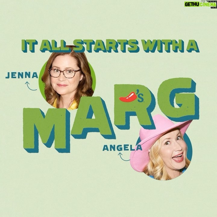 Jenna Fischer Instagram - I couldn’t be happier to be back in a @chilis where it all starts with a marg! 🌶🥳 Birthdays, weekends, lazy days, friendiversaries, they’re all better when they start with a marg from Chili’s, and they’re even better with my BFF @angelakinsey #chilis #marg #bestfriendsday #ad