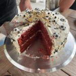 Jenna Fischer Instagram - Red Velvet LAFC Birthday Cake for our son. 12 years old! He’s heading to the game tonight ready for a win! Go @lafc @lafc3252 Recipe by: @sallysbakeblog