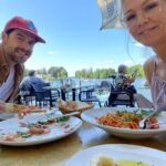 Jennie Garth Instagram – Auf Wiedersehen Germany 🇩🇪
Danke schön! We had a blast!😘 
1) Italian lunch on some lake we stumbled upon. 
2) When you see a giant strawberry, you stop and buy something made of strawberries. 3) The only pics we ever have of ourselves are thanks to Dave’s long arms😆 
4) Going down 
5) Watching the river run  6) Last sunset  7) Best nights ever! 8) Maybach! 9) Into the metal tube to be thrust across the globe 😳 10) Don’t think that’s what they’re intended for, but whatever works for you babe 💚
#germany #travel #love
