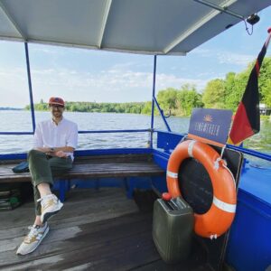 Jennie Garth Instagram - Berlin Day 2 
Dave and I love to travel. It brings us together in a way like none other. We spend the days wandering. No plan. No distractions. No expectations. No one I’d rather get lost with than you babe❤️. 1) I live for lakes  2) I googled ‘places to eat on a lake’ which led us to a deserted dock with a rusty bell hanging in a tree. I clanged it of course. This boat came for us, and we just got on it! 3) Dave ate some meat things on a private island. I ate some non-meat things. 4) We took the boat back to shore. 5) We have an extensive collection of long arm selfies from wherever we end up. 6) Porsche in Berlin.  7) Quiet lake side moments like this are good for the soul. 8) The deserted dock. 9) German architecture is gorgeous. 10) Hours of drives like this…no idea where we are headed next! 
#travel #love
