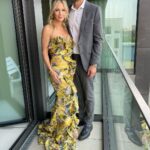 Jennie Garth Instagram – Celebrating the first night of summer with @raffaello.deutschland 
So fun making new friends in Berlin!☀️🍉🌻😎🍬
Makeup & Hair by @steffiwillmann 
Dress by  @michaeldepaulo 
from @janeylopatypr 💛 Berlin, Germany