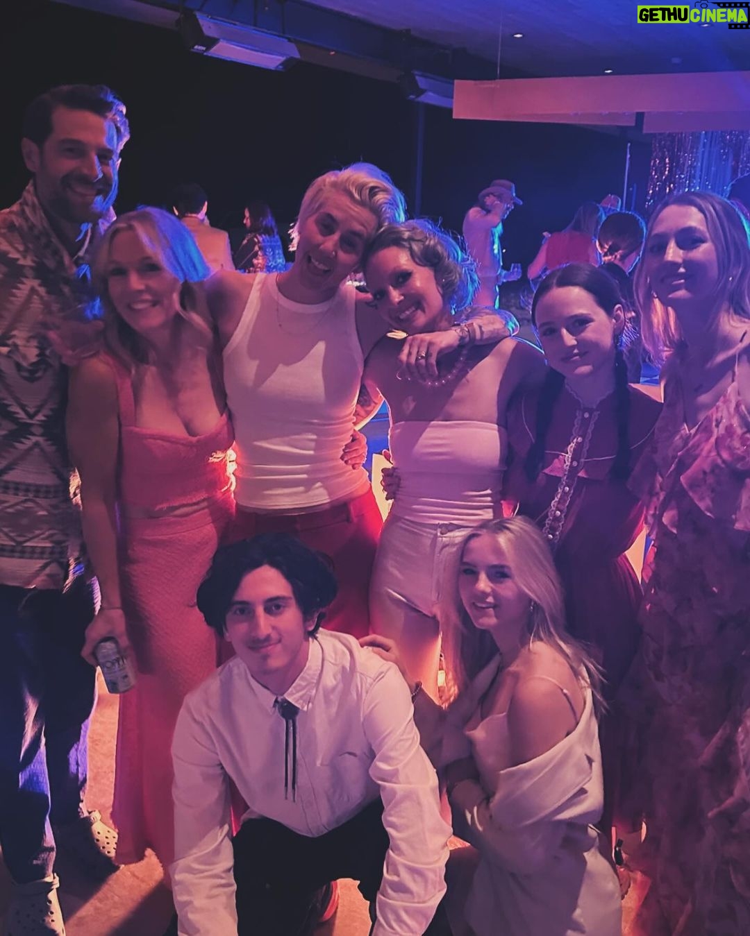 Jennie Garth Instagram - Being your bonus mommy has shaped all of our lives with such color and creativity. Thank you @mrwhallace for being born and for sharing your life with us. We love you more than gluten free pistachio raspberry cake!!HBD you HFD🥳