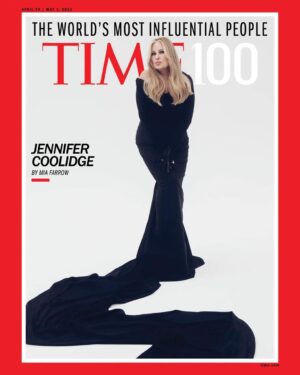 Jennifer Coolidge Instagram - Such an honor, thank you #TIME100! 💕🙏 Wait…has this gone to press?! Or can they still change their minds??
