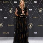 Jennifer Coolidge Instagram - Congratulations to last night’s #Emmy winners & thank you to the @TelevisionAcad 💛✨ Carol Burnett, Christina Applegate, Peter Dinklage & Niecy Nash were some of my highlights of the night 😍 Los Angeles, California