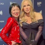 Jennifer Coolidge Instagram - It was a monumental night at the @GLAAD Media Awards! ✨ More important than ever to support the LGBTQ+ community 🏳️‍🌈 Thrilled to be there on such an important night! Extra thanks for the gracious acknowledgement and for arranging my special surprise, @JaneLynchOfficial! It really was an extraordinary night ❤️💕❤️💕 You always kill it @Margaret_Cho xoxoxo Watch the #GLAADawards tonight at 7pm PT / 10pm ET on @Hulu 💋 #SarahKateEllis #KristenHenderson #JaneLynch #ChristinaAguilera #SarahMichelleGellar #FrankieGrande #BadBunny #RickyMartin #GeenaDavis #BillyEichner #CheyenneJackson #Fletcher #OrvillePeck #GabrielleUnion #Shangela #AnthonyAllenRamos Beverly Hills, California
