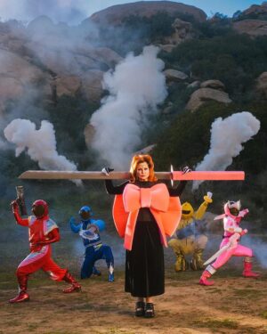 Jennifer Coolidge Instagram - I’m on the cover of @WMAG. Wee-hee! Inarticulately grateful for this embarrassment of riches. When the extraordinary Daniels first called and presented their vision for this shoot — paying homage to the Japanese Tokusatsu film genre — I thought they had the wrong muse (or certainly not their first choice for this amazing honor!) How unbelievably cool are these photos?! Thank you to them, photographer @Lenneigh, @SaraMoonves and the entire team at W for letting me live out my Godzilla / Rita Repulsa fantasy! Wow!!💕
- 
-
Directed by #Daniels (@dunkwun and #danielscheinert)
Photography: @lenneigh
Costume Design: @shirleykurata
Production Design: @caldergreenwood
Editor-in-Chief: @saramoonves 
Writer: @alexhawgood
Hair: @anissaemily
Makeup: @francescatolot
Manicure: @nailzbyvee
Production: @prettybirdpic