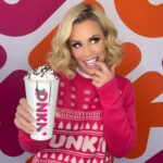 Jenny McCarthy-Wahlberg Instagram - You know I love @dunkin , but I get SUPER excited when they bring back my fave holiday drink. #ad The Peppermint Mocha Signature Latte is BACK! I don’t think you understand, I’m obsesssssed. ☕️ Run (don’t walk) to a #Chicagoland Dunkin’ and grab one before they’re gone. #dunkin #chicago