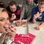 Jenny McCarthy-Wahlberg Instagram - Don’t know what to bring over to everyone’s house this holiday? @dunkin !!!Everyone loves donuts! So yummy. #homefortheholidays #donuts #family #giftideas