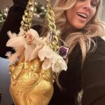 Jenny McCarthy-Wahlberg Instagram - How cool is this heart shaped vase flower delivery? Very cool @muddfleur Had an amazing meal with friends @adalinachicago must try when in #Chicago #restaurant #foodies #flowers Thanks for the flowers Perry! Thanks for the meal Jimmy! Thanks for the reservation @mdeichl