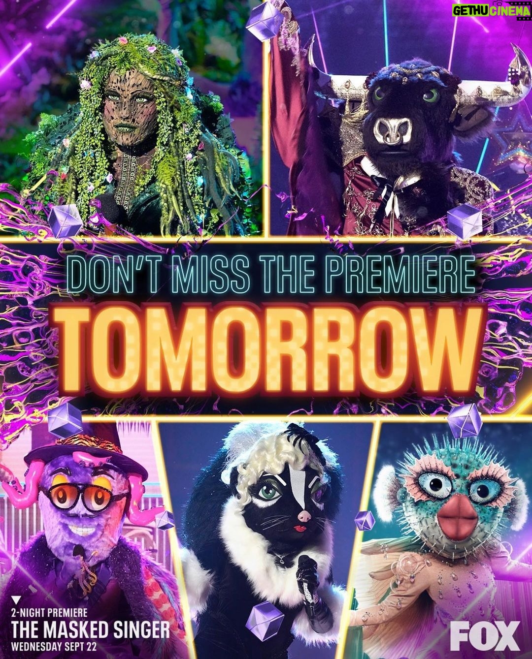 Jenny McCarthy-Wahlberg Instagram - TOMORROW! Who’s excited to meet this season’s masks? 🎭 @maskedsingerfox #themaskedsinger