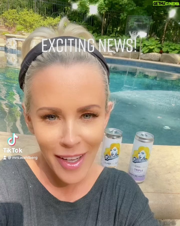 Jenny McCarthy-Wahlberg Instagram - Woo hoo!!! @blondiesbyjenny is now avail in #washingtonstate @riteaid and soon #michigan Thank you so much for the support! Go get your Blondies Bubbles 🍸 #hardseltzer #spikedseltzer #california
