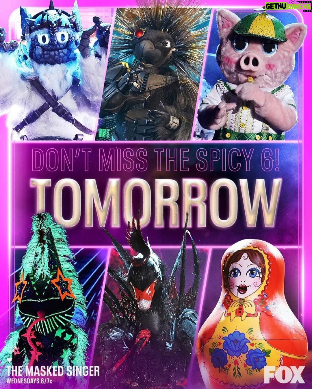 Jenny McCarthy-Wahlberg Instagram - The Spicy 6 is back TOMORROW for an all-new @MaskedSingerFOX at 8/7c 💃🏼 are you watching with me? #TheMaskedSinger