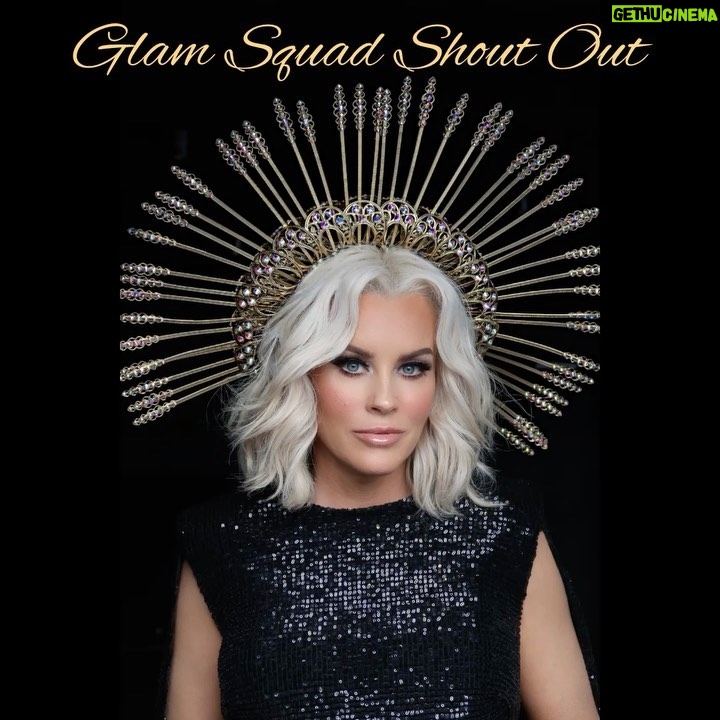 Jenny McCarthy-Wahlberg Instagram - It really does take a village. @maskedsingerfox season 5 premieres tonight! Makeup: @beautybyangee Hair: @rickhenryla Dress designer: @@dulce.bestia Stylist: @warrenalfiebaker Crowns: @mariannaharutunian ❤️❤️❤️❤️❤️❤️❤️❤️❤️❤️❤️