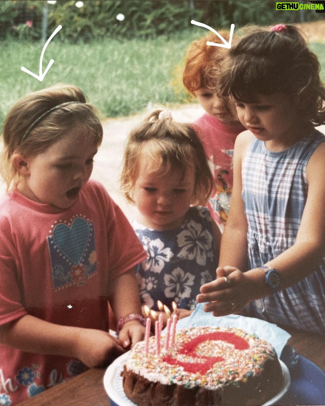 Jess Conte Instagram - seeing your lifelong bestie love on your little baby 🥹 aunty jess 💛 (swipe to see us as little baby besties!!)