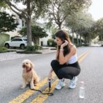 Jess Conte Instagram - our fave time of day, the family afternoon walk 😋🐶 hope you all have a happy weekend!