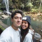 Jess Conte Instagram – the end of our trip has come up so quickly so we wanted to explore a little while we had the chance ☺️🏞 Curtis Falls, Mt Tamborine