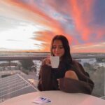 Jess Conte Instagram – big fan of aussie sunsets 🌞💛 ps, day 8/14!! 🥳 getting close! swipe to see my view haha