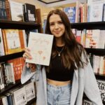 Jess Conte Instagram - these felt so bizarre to take because it just doesn’t feel real, but i’m feeling so so honoured and grateful for the support on this journal. i cannot believe i have a book in a real life store, wow 🥲 thank you thank you thank you. a huge bucket list moment and i hope you guys like it 💌