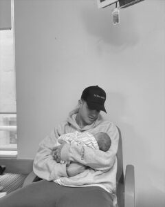 Jess Conte Instagram - happy birthday to our little makaiah lou 🤍 this year has been full of so much joy, laughter and an unexplainable type of love. we are beyond blessed. 🎈