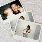 Jess Conte Instagram - nine months in, nine months out… already 🥲🤍 being your mumma is my greatest joy (it’s funny looking back at this first picture of my bump polaroids - it was going to be my “happy due date, ready whenever you are” post haha but then she decided to come right on time 🙈)