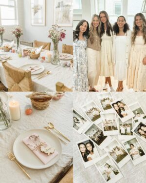 Jess Conte Instagram - the sweetest first easter for our little kaia girl 🐰🤍