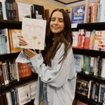 Jess Conte Instagram - these felt so bizarre to take because it just doesn’t feel real, but i’m feeling so so honoured and grateful for the support on this journal. i cannot believe i have a book in a real life store, wow 🥲 thank you thank you thank you. a huge bucket list moment and i hope you guys like it 💌