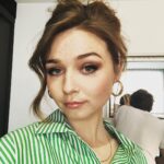 Jessica Barden Instagram - I have not done glam for a very long time so the work of @travisbalckehair and @lizkelshmakeup needed main page appreciation ❤️ for @pinkskiesaheadmovie press! YOU CAN WATCH THE MOVIE FROM THIS SATURDAY ON @mtv 🏄🏼‍♂️