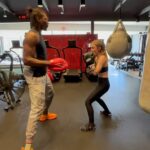 Jessica Barden Instagram - Me: I love Pilates I just wanna be mindful with my body. Me as soon as I box: I wanna go pro and dedicate my life to beast mode 😂😂😂