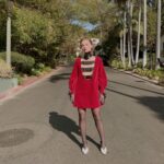 Jessica Barden Instagram - This @gucci dress was definitely not made for me but I like to think it was ❤️ for @contentmodemagazine @deborahfergusonstylist @jostrettell @allieking6