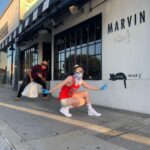Jessica Barden Instagram - Today I am featuring @marvin_af if you live in the West Hollywood or mid Wilshire area this is most likely your CHEERS, or if you are an English person like me, your pub. When we are not in the middle of a pandemic you will find this place packed 7 nights a week with the best pastas (the belmondo is my personal fave), steaks, bomb french fries, and really nice wines. The wait staff is incredible and make you feel special. It is run by @shmaxshmarder who joins a long line of legendary Angeleno front of house personalities that waver between being incredibly attentive and also not giving a fuck (in a good way). Max also got new glasses so he’s really been feeling himself. Since the quarantine... @marvin_af does a different meal for 2 each night. Tonight was tacos. Veggies and a whole porchetta. All gratuity on orders is going towards the staff who have been furloughed, so go and support Marvin and eat like kings and queens! Also respect to @scottiepippen and that fucked up contract (yes, I watched the Last Dance and no, I have never watched a game of basketball in my life) 🤘🏼❤️ go to my stories for more on their changing menu!