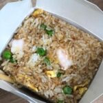 Jessica Barden Instagram - Tonight we are featuring @jamiepatricof favourite New York style Sichuan joint @genghiscohenla . I come here for the fried rice and all things shrimp, I also love their green beans, very crunchy and fresh! But of course everything is good and when it’s not covid time you can come here and get cocktails, listen to live music and just be a part of civilisation and share a space with strangers who all deep down have the same fears and dreams as you. Yay real life! The pink and black tiles of @genghiscohenla are an iconic sight as you drive around West Hollywood, you have probably driven past this place everyday! We ordered through @caviar which is why i am not masked up this time, just wanted to get a picture of the very pleasing pink and black tiles for you and document me wearing sunglasses that shockingly are not @gucci 😱 but in the past have used any of the well known take out apps and also called in to them directly! It’s a really great spot! Genghis Cohen