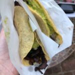 Jessica Barden Instagram - Today I am going to feature @tacos1986la a Tijuana style taco joint that I love! We went to the one on Beverly blvd but they are also downtown (delivery only) and in Westwood. I got the mushroom tacos, people who eat meat shouldn’t feel like they are missing out if you get these. @bill_addison put it best when he said they look like coiled snails but they taste like heaven and I like snails anyway 🇫🇷. They also have amazing quesadillas, steak and pork tacos. This place is wonderful and the tacos are small so you can knock down several a meal or honestly use as a midday pandemic meltdown snack to bolster spirits. 🤘🏼 the ratios and textures in these tacos are superior and if anyone else is in to ratios when it comes to sandwiches, tacos, wraps, I feel I have to tell you this place will make you feel seen. Call them direct to order or on @caviar @grubhub all of the usual delivery apps. This place was also extremely strict on only one customer at a time allowed inside 👏🏼 Tacos 1986