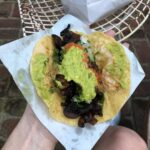 Jessica Barden Instagram - Today I am going to feature @tacos1986la a Tijuana style taco joint that I love! We went to the one on Beverly blvd but they are also downtown (delivery only) and in Westwood. I got the mushroom tacos, people who eat meat shouldn’t feel like they are missing out if you get these. @bill_addison put it best when he said they look like coiled snails but they taste like heaven and I like snails anyway 🇫🇷. They also have amazing quesadillas, steak and pork tacos. This place is wonderful and the tacos are small so you can knock down several a meal or honestly use as a midday pandemic meltdown snack to bolster spirits. 🤘🏼 the ratios and textures in these tacos are superior and if anyone else is in to ratios when it comes to sandwiches, tacos, wraps, I feel I have to tell you this place will make you feel seen. Call them direct to order or on @caviar @grubhub all of the usual delivery apps. This place was also extremely strict on only one customer at a time allowed inside 👏🏼 Tacos 1986