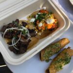 Jessica Barden Instagram - Today I am going to feature @guerrillatacos found in downtown los angles! Originally a taco truck started by @djwes, @guerrillatacos now has it’s own brick and mortar and continues to make in my opinion the most inventive and delicious tasting tacos. For someone who doesn’t eat meat (moi) the sweet potato tacos are iconic, perfectly cooked sweet potatoes, I dunno what the cheese is (it’s feta I am dumb) but it’s crumbly and tangy, some corn nuts for some crunch, full experience to eat! Taquitos are one of my favourite foods I could eat them all day. I feel like food trucks are what keeps Los Angeles on its feet, it is iconic to Los Angeles (lots of other amazing cities as well ❤️) the fact that someone can have a passion for a kind of food, buy a truck, cook it well and serve people is really cool to me. Some of the best foods come from food trucks, the fact that @guerrillatacos started as a truck and now has its own restaurant is the closest thing Los Angeles has to the American dream (not forgetting angelyne and @spencerpratt ). Let’s keep supporting places like this through this time so that when we come out of it we can still see places like @guerrillatacos glow up and get table and chairs! Go to my stories for more information on their safety procedures! Guerilla Tacos