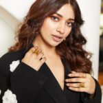 Jiya Shankar Instagram - Thankyou, next 🖤 Shot by @akshayphotoartist Styled by @vailanciaaa Outfit by @auorstudio @officialjuhibengani Jewellery by @misho_designs Assisted by @dissha____ @sanskruta.b