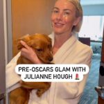 Julianne Hough Instagram - Academy Awards rewind with @juleshough 🌟 Gearing up for #Oscars presenter duty takes a village, so #JulianneHough took Marie Claire behind the scenes to show us how it’s done.