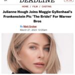Julianne Hough Instagram – I could not be more thrilled about joining this spectacular cast alongside the exceptional writer and director @mgyllenhaal – you all are not ready for this magic… WOW! 🤩