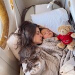 Kamila Tir-Abdelali Instagram - En route pour célébrer ton premier anniversaire mon prince🤍 In The Air