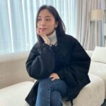 Kang Min-ah Instagram - 🖤 #라퍼지스토어 #피쉬테일 #숏야상 #숏파카 #광고