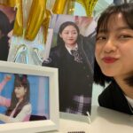 Kang Min-ah Instagram – 하루 전이지만 생일 카페 들러봤습니다 올해도 정말 고마워 우리 봉봉이들 사랑해💗✨