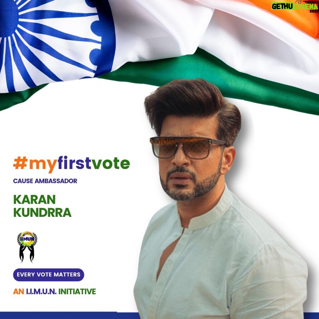 Karan Kundrra Instagram - The right to vote is one of the most important duties of being a citizen! This 2024 Lok Sabha election will see a record number of youth that are eligible to vote. Therefore, I urge all people and especially the youth to get their voter ids and join in the process of celebrating the largest festival of democracy the world has seen! I congratulate @iimunofficial on its #Myfirstvote campaign and am happy to do my bit to amplify the need to vote! #myfirstvote #everyvotecounts #elections2024 #iimun