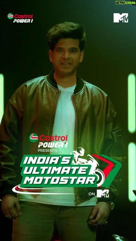 Karan Kundrra Instagram - The roar of your bike's engine, the torque of your throttle thrusting against the tarmac... Is this what you live for? Then we are looking for you! Castrol POWER1 presents India's ULTIMATE MotoStar on MTV is the search for India's most passionate MotoRacers. Register now and stand a chance to be one of the lucky winners to get trained by the LCR Honda Castrol MotoGP™ Team at their training facility in Europe! Registration link in bio or WhatsApp 'ULTIMATE' or give a missed call at +91 7039020002. #CastrolPOWER1ULTIMATE #IndiasULTIMATEMotoStar #ULTIMATEPerformance #PerformanceThatSurprises #MTVIndia #CastrolIUMonMTV #Castrol #POWER1 #BikersOfIndia #MotoRacing #BikersOfInstagram #KaranKundrra