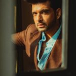 Karan Kundrra Instagram - One for the portraits.. Styled by @robertson_lyngdoh_ Wearing @tenassi @jackjonesindia Eyewear: @___hydewear___