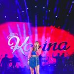 Karina 'La Princesita' Instagram - Hermosa noche en la fiesta Nacional de la Manzana en Río Negro…. Gracias a todos! Placer enorme compartir con ustedes y hasta la próxima. Esta noche nos vemos en Villa Constitución Santa Fe “El Punto” ❤️❤️❤️❤️❤️