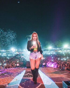 Karina 'La Princesita' Instagram - Del finde en Merlo. Mañana 24 de febrero nos vemos en Río Negro en la Fiesta de la Manzana.